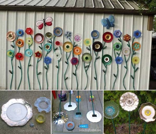 DIY Garden Art Flowers 01