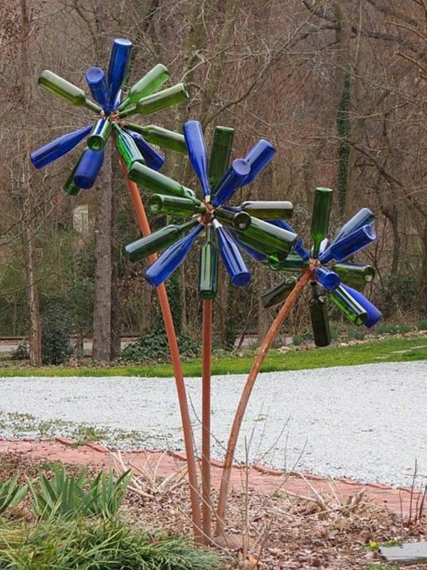 DIY Garden Art Flowers 13