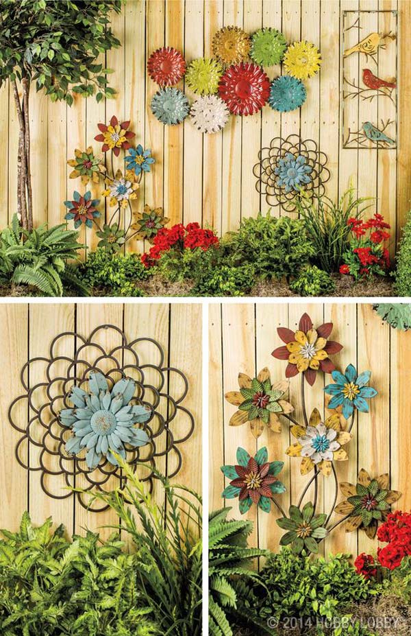 DIY Garden Art Flowers 14